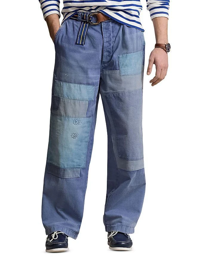 商品Ralph Lauren|Relaxed Fit Distressed Pants,价格¥660,第1张图片