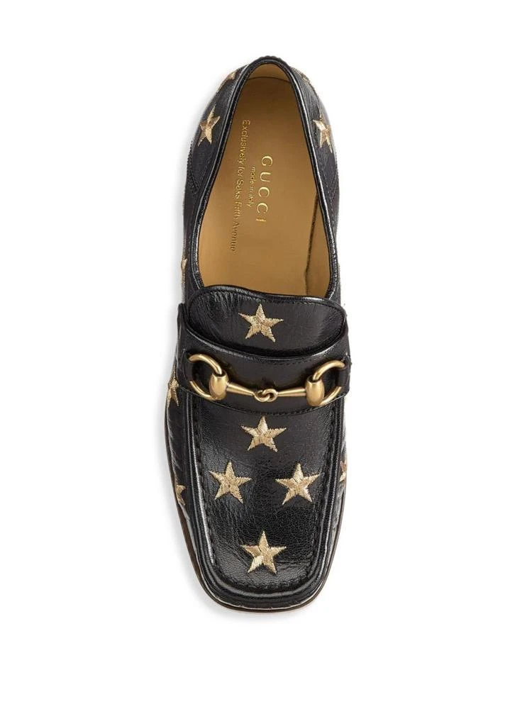 商品Gucci|Vegas Star Leather Loafers,价格¥6712,第4张图片详细描述