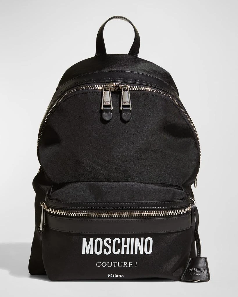 商品Moschino|Men's Logo Backpack,价格¥6910,第1张图片