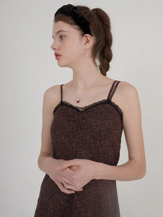 商品SOFT SEOUL|Ruby Heart Necklace Red / Silver,价格¥831,第1张图片
