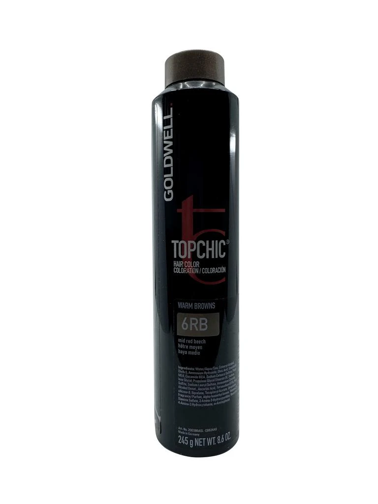 商品GOLDWELL|Topchic Hair Color Warm Browns 6RB Mid Red Beech 8.6 OZ,价格¥248,第1张图片