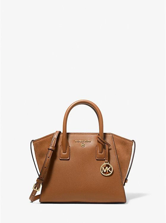 商品Michael Kors|Avril Small Leather Top-Zip Satchel,价格¥1112,第1张图片