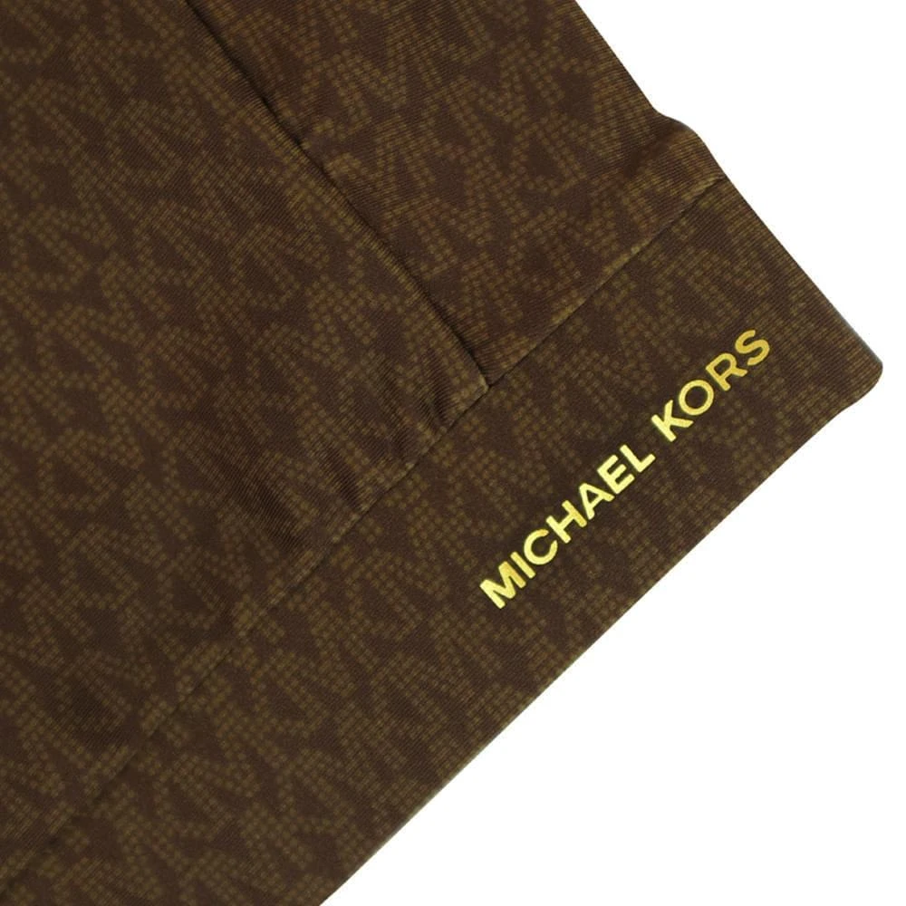 商品Michael Kors|Chocolate Brown Logo Crop Top,价格¥111,第2张图片详细描述