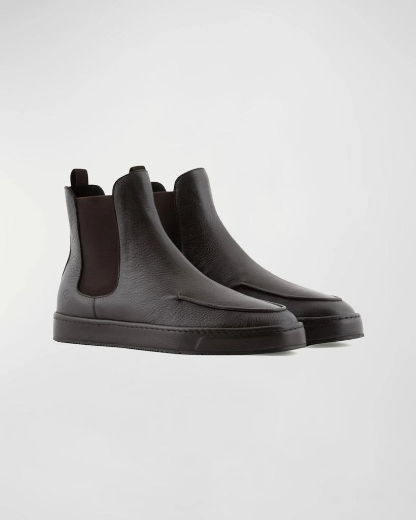 商品Giorgio Armani|Men's Leather Chelsea Boots,价格¥8914,第2张图片详细描述