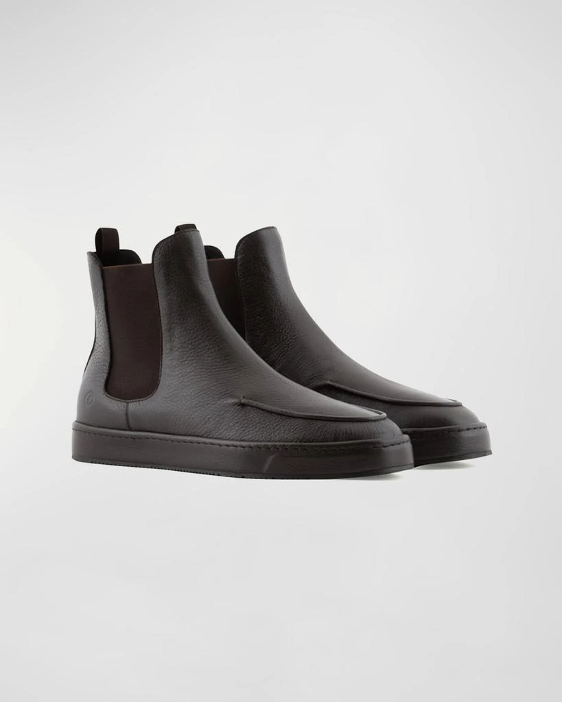 商品Giorgio Armani|Men's Leather Chelsea Boots,价格¥8453,第2张图片详细描述