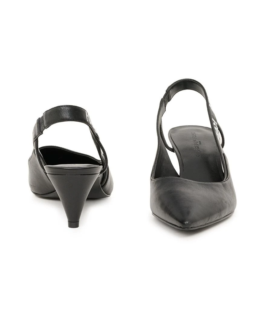 商品Karl Lagerfeld Paris|GISELLE LOGO SLINGBACK KITTEN HEEL,价格¥753,第5张图片详细描述