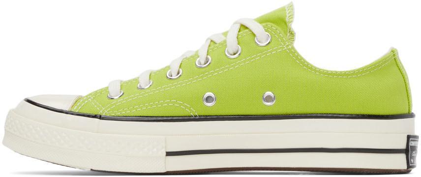 商品Converse|Green Chuck 70 OX Sneakers,价格¥525,第5张图片详细描述