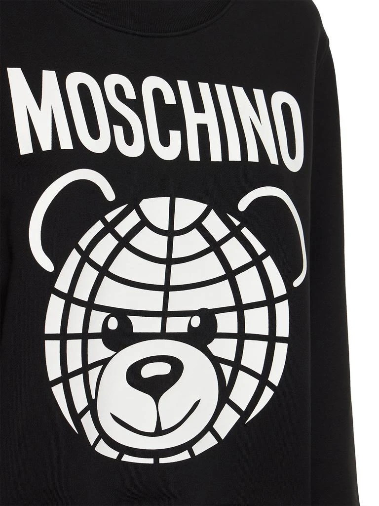 商品Moschino|Teddy Logo Print Cotton Sweatshirt,价格¥2185,第3张图片详细描述