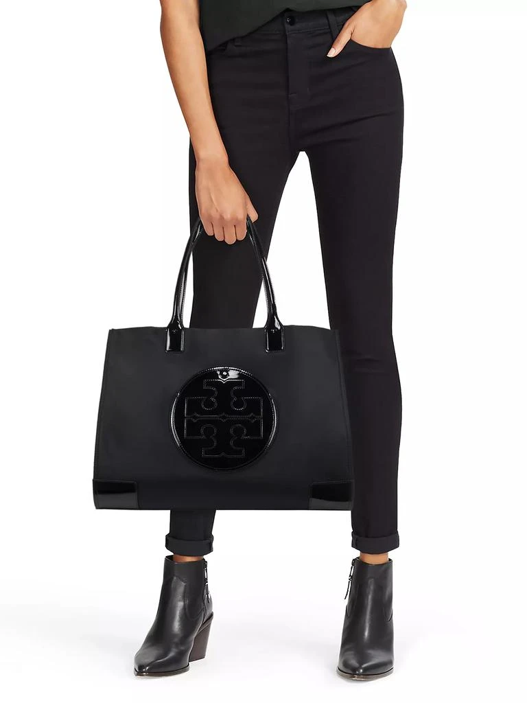 商品Tory Burch|Ella Patent Logo Tote Bag,价格¥1863,第2张图片详细描述