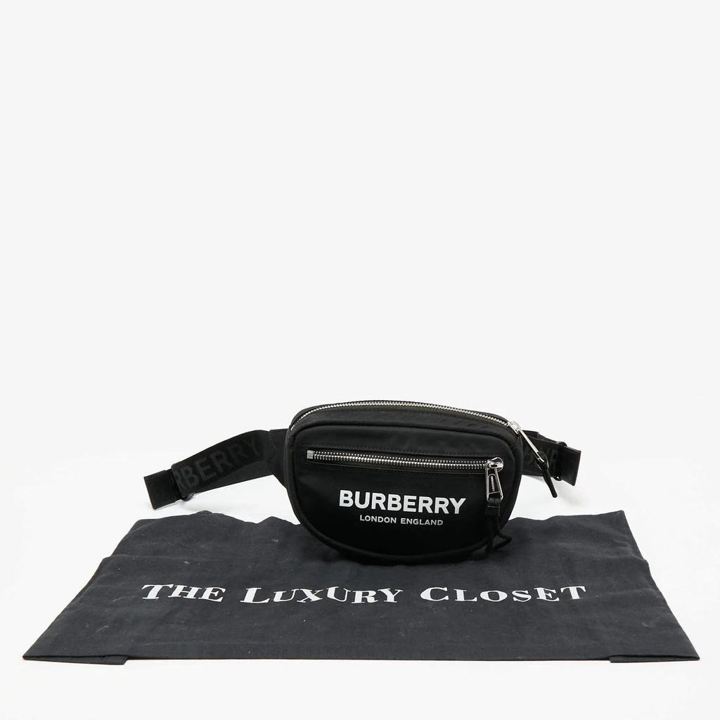 Burberry Black Logo Print Nylon Cannon Bum Bag 商品