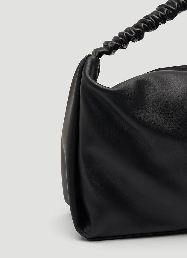 Scrunchie Large Handbag in Black商品第5张图片规格展示