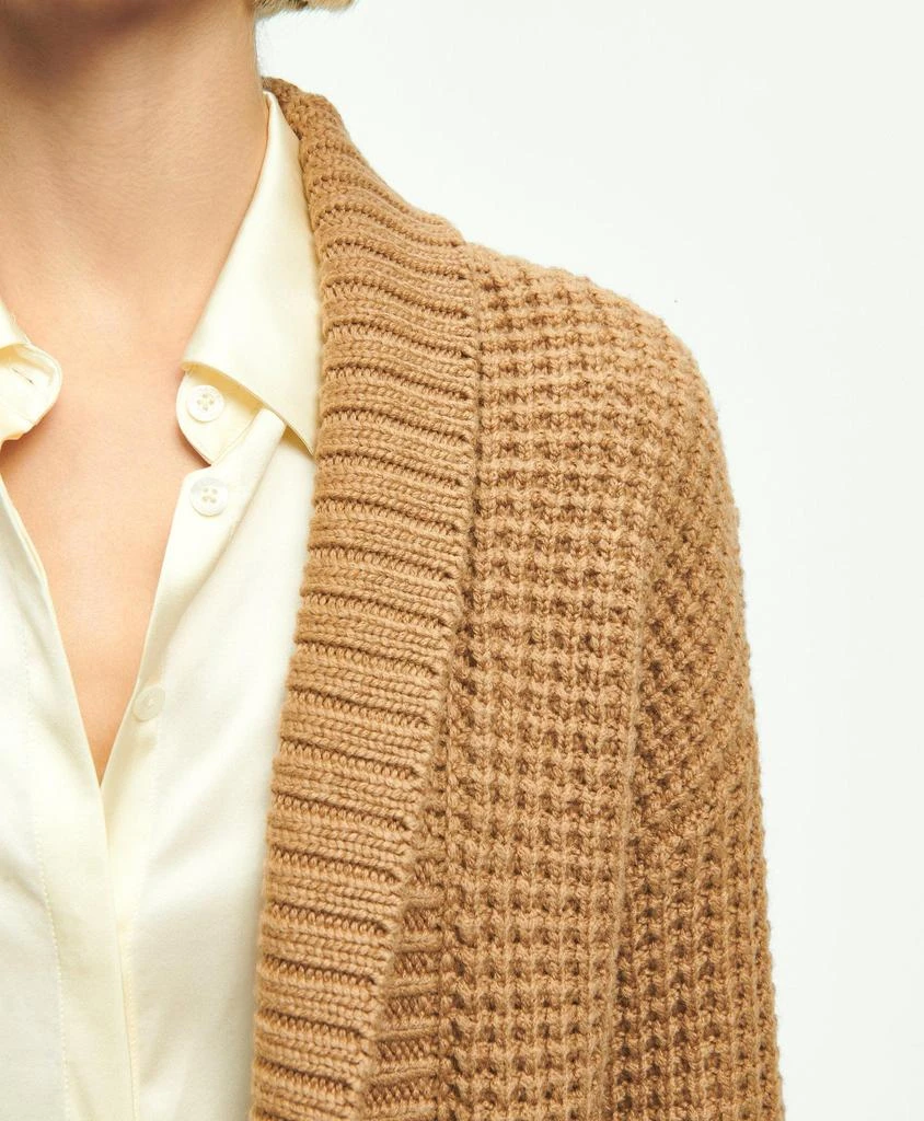 商品Brooks Brothers|Camel Hair Open Front Cardigan,价格¥2815,第3张图片详细描述