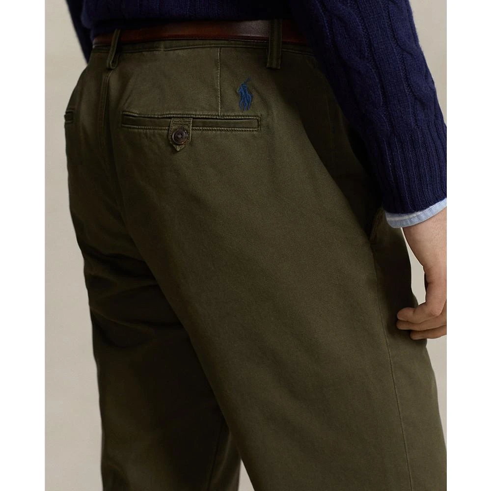 商品Ralph Lauren|Men's Stretch Straight Fit Washed Chino Pants,价格¥538,第3张图片详细描述