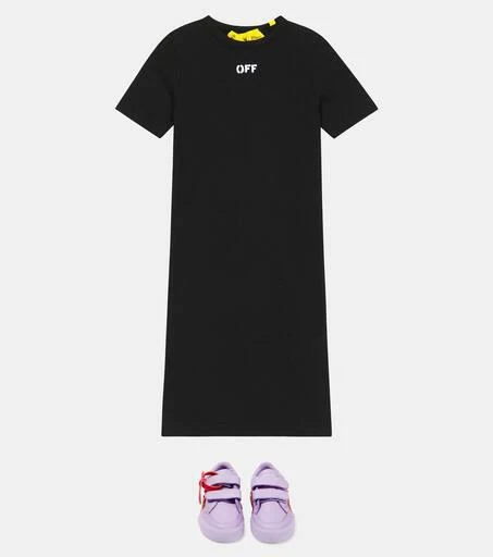 商品Off-White|Low Vulcanized皮革运动鞋,价格¥1609,第2张图片详细描述