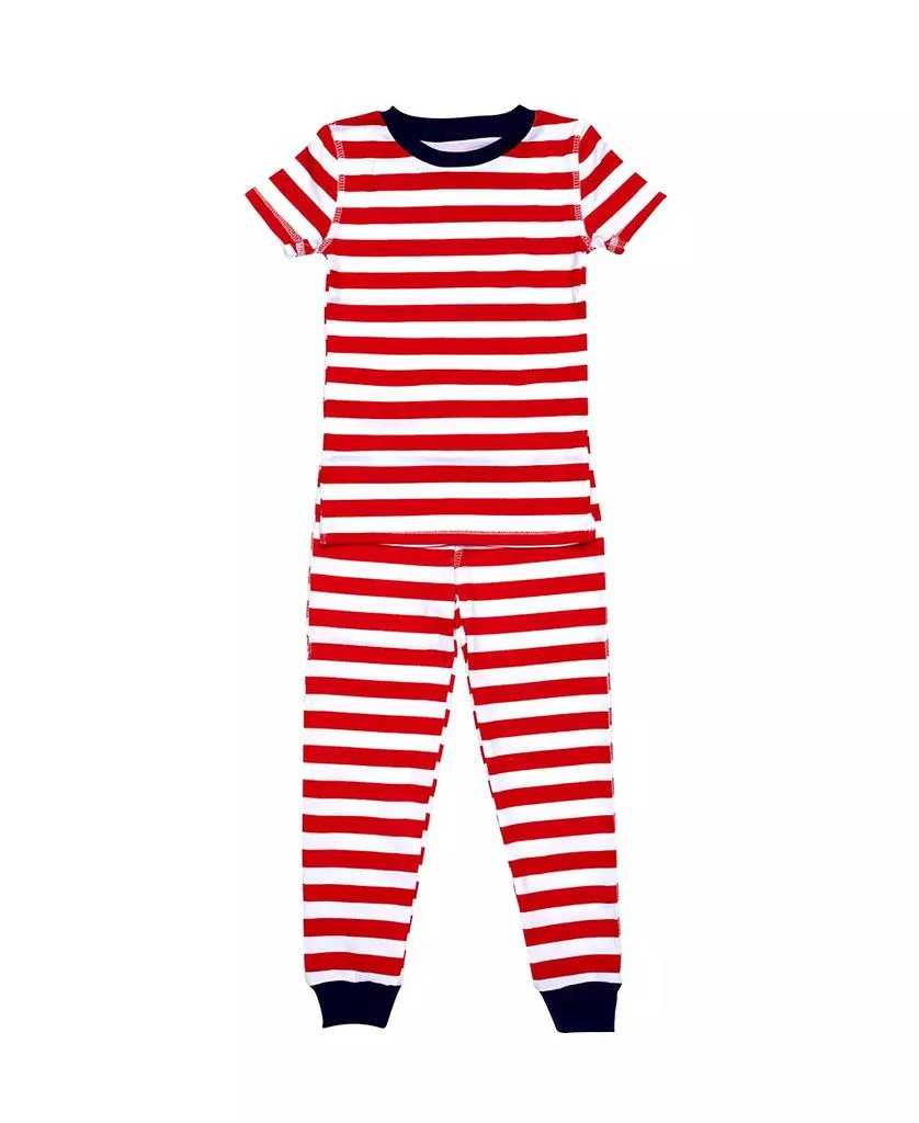 商品Pajamas for Peace|Love Stripe Baby Boys and Girls 2-Piece Pajama Set,价格¥210,第1张图片