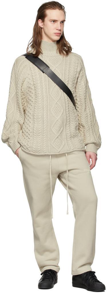 商品Essentials|Beige Cable Knit Turtleneck,价格¥997,第6张图片详细描述