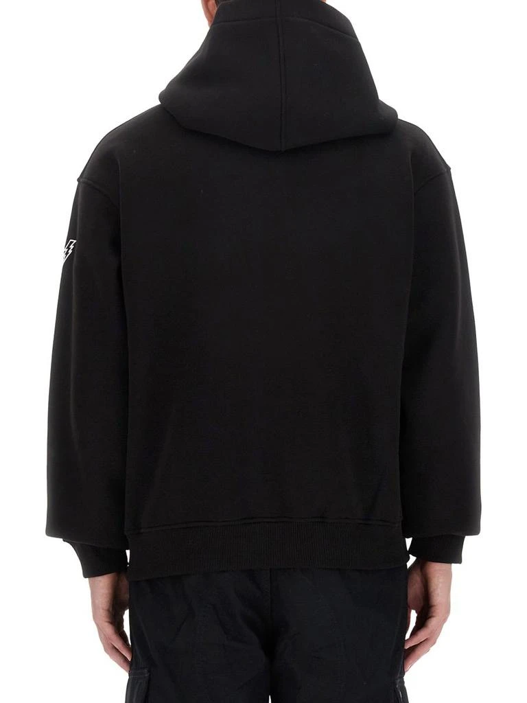 商品Neil Barrett|Neil Barrett Thunder Embroidered Long Sleeved Hoodie,价格¥2089,第2张图片详细描述