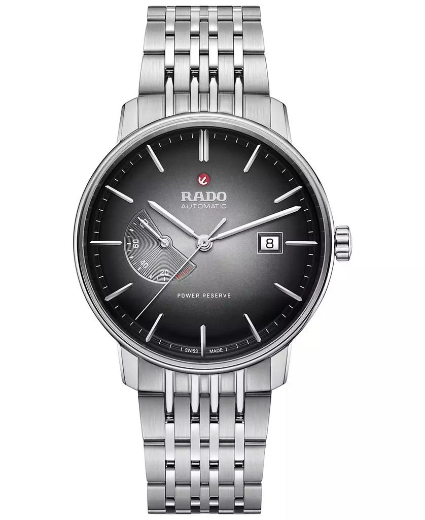 商品Rado|Men's Swiss Automatic Coupole Classic Stainless Steel Bracelet Watch 41mm,价格¥13892,第1张图片