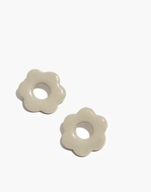 商品Madewell|Abcrete & Co. Daisy Stud Earrings,价格¥233,第3张图片详细描述