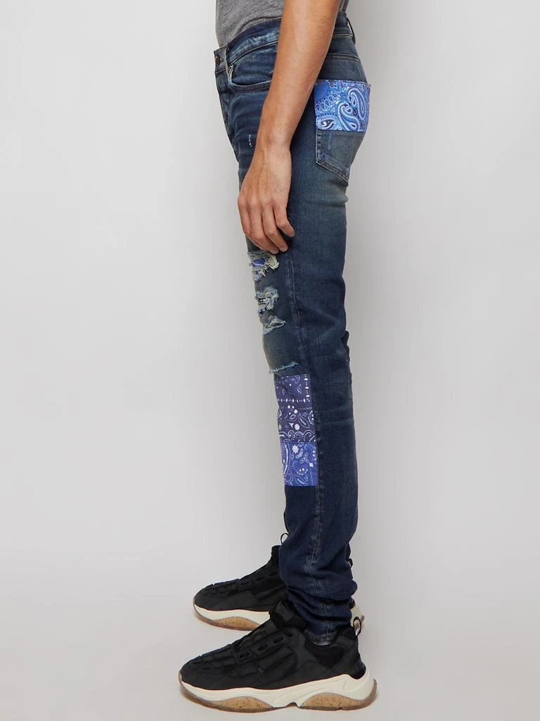 商品AMIRI|Distressed Vintage Bandana Artpatch Jean,价格¥5179,第4张图片详细描述