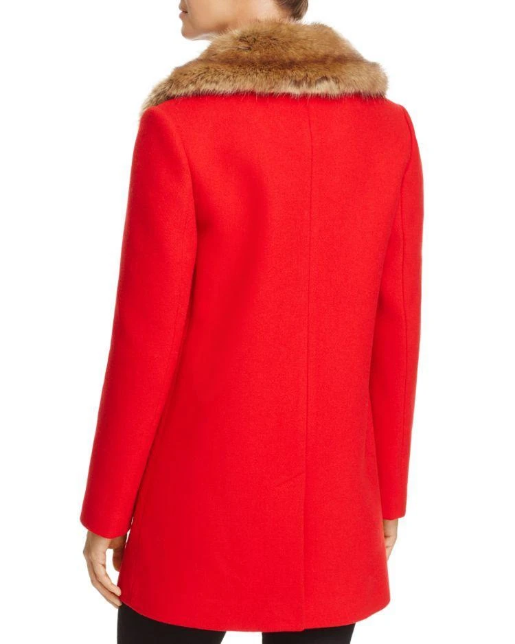 商品Kate Spade|Faux Fur Trim Coat,价格¥2386,第2张图片详细描述