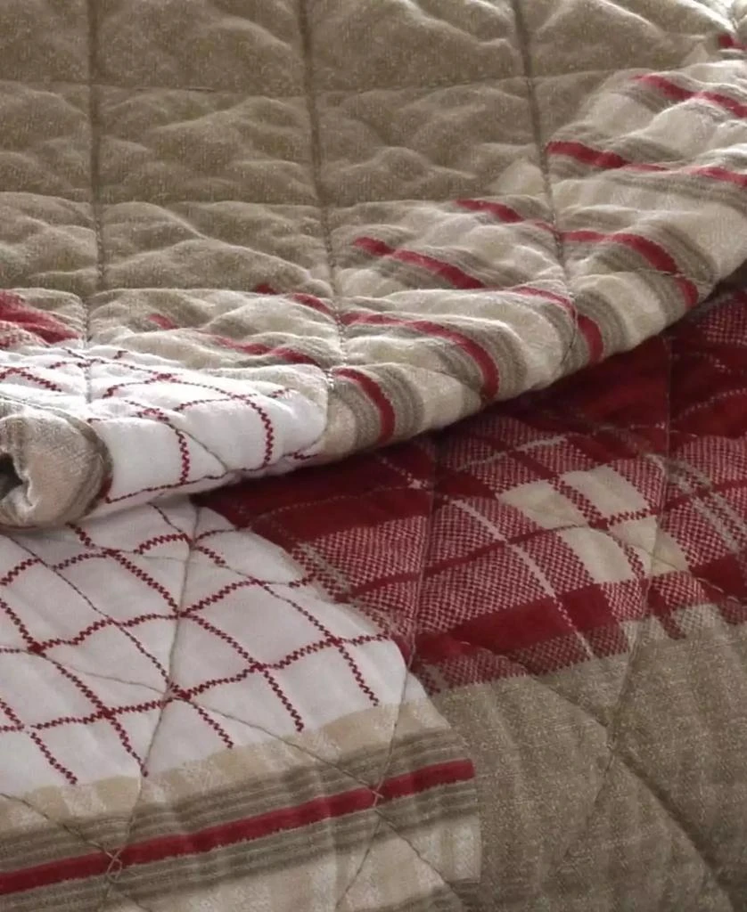 商品Eddie Bauer|Camano Island Plaid Cotton Quilted Throw, 60" x 50",价格¥579,第3张图片详细描述