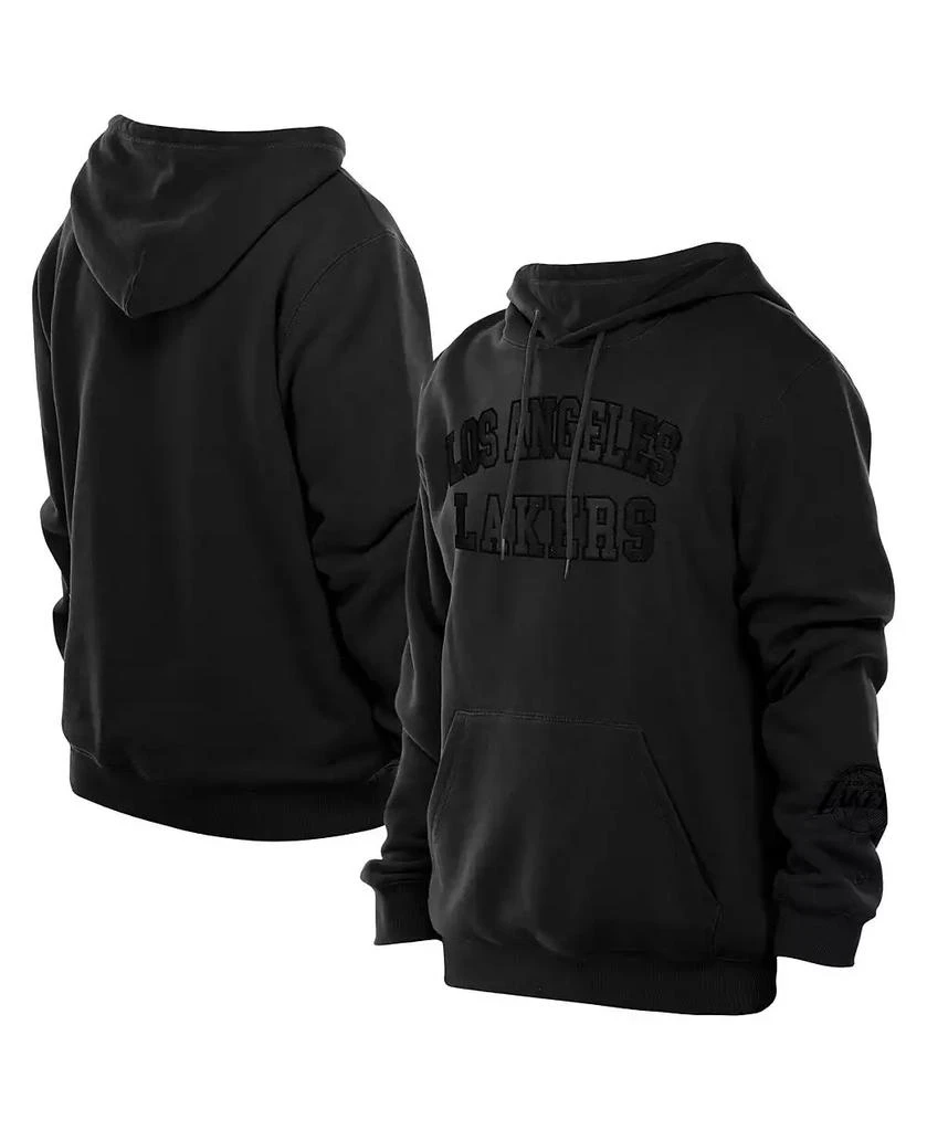 商品New Era|Men's Black Los Angeles Lakers Logo Select Premium Pullover Hoodie,价格¥815,第1张图片