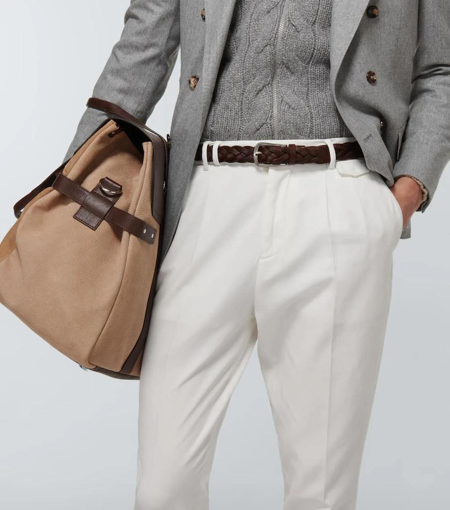 商品Brunello Cucinelli|编结皮革腰带,价格¥2579,第2张图片详细描述