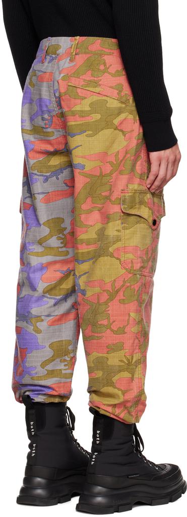 Multicolor Printed Cargo Pants商品第3张图片规格展示