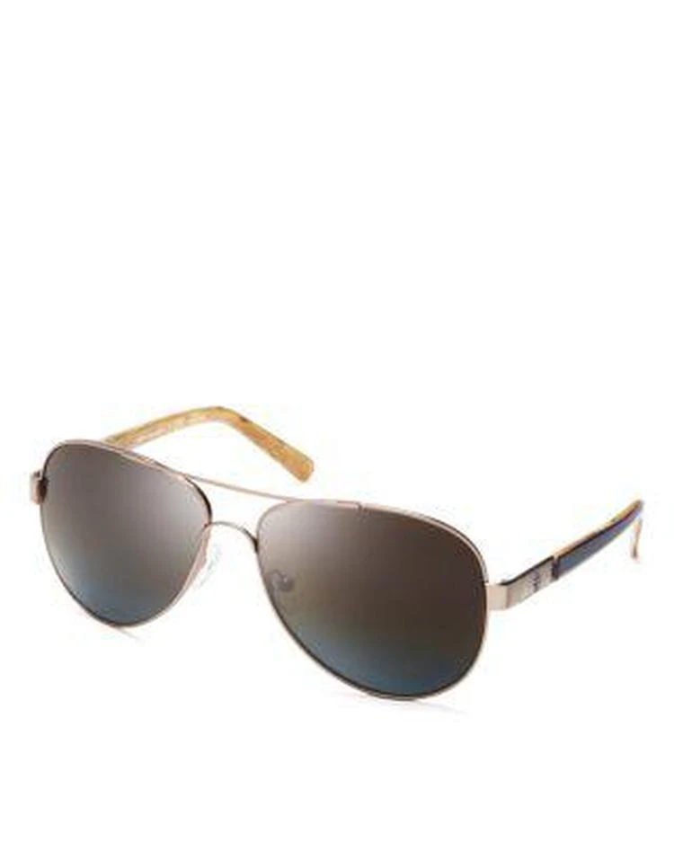 商品Tory Burch|Women's Polarized Aviator Sunglasses, 57mm,价格¥1571,第3张图片详细描述