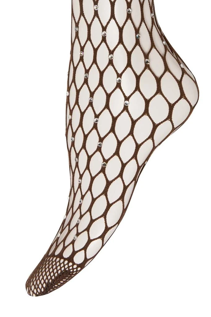 商品Amina Muaddi|Amina muaddi x wolford crystal net tights,价格¥1268,第2张图片详细描述