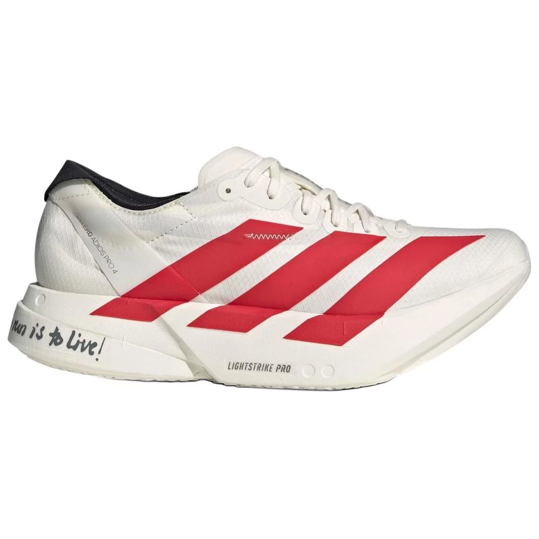 商品[国内直发] Adidas|adidas Adizero Adios Pro 4 舒适柔软减震耐磨 低帮 马拉松长跑跑步鞋 男款 白色,价格¥1401,第3张图片详细描述