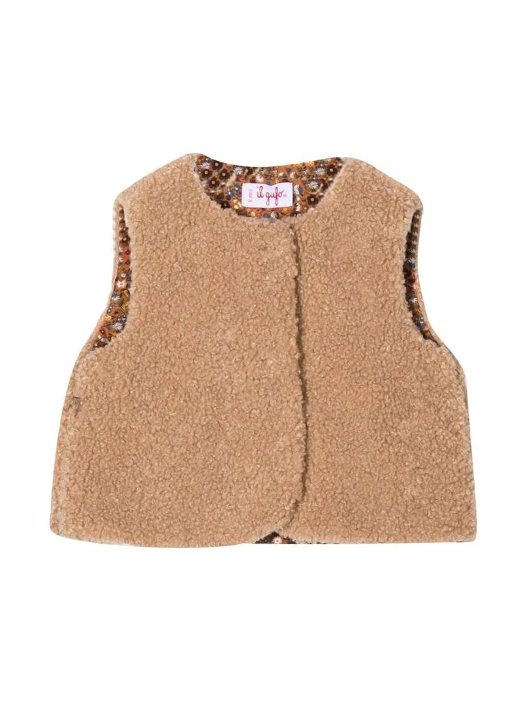 商品IL GUFO|Il Gufo Brown Vest Baby Unisex,价格¥1080,第1张图片