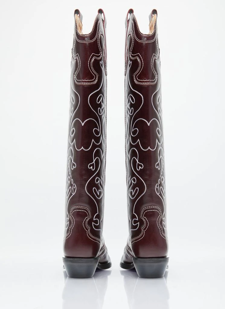 商品Ganni|Embroidered Western Boots,价格¥2775,第5张图片详细描述