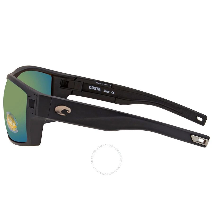 商品Costa Del Mar|Costa Del Mar DIEGO Green Mirror Polarized Polycarbonate Men's Sunglasses DGO 11 OGMP 62,价格¥819,第3张图片详细描述