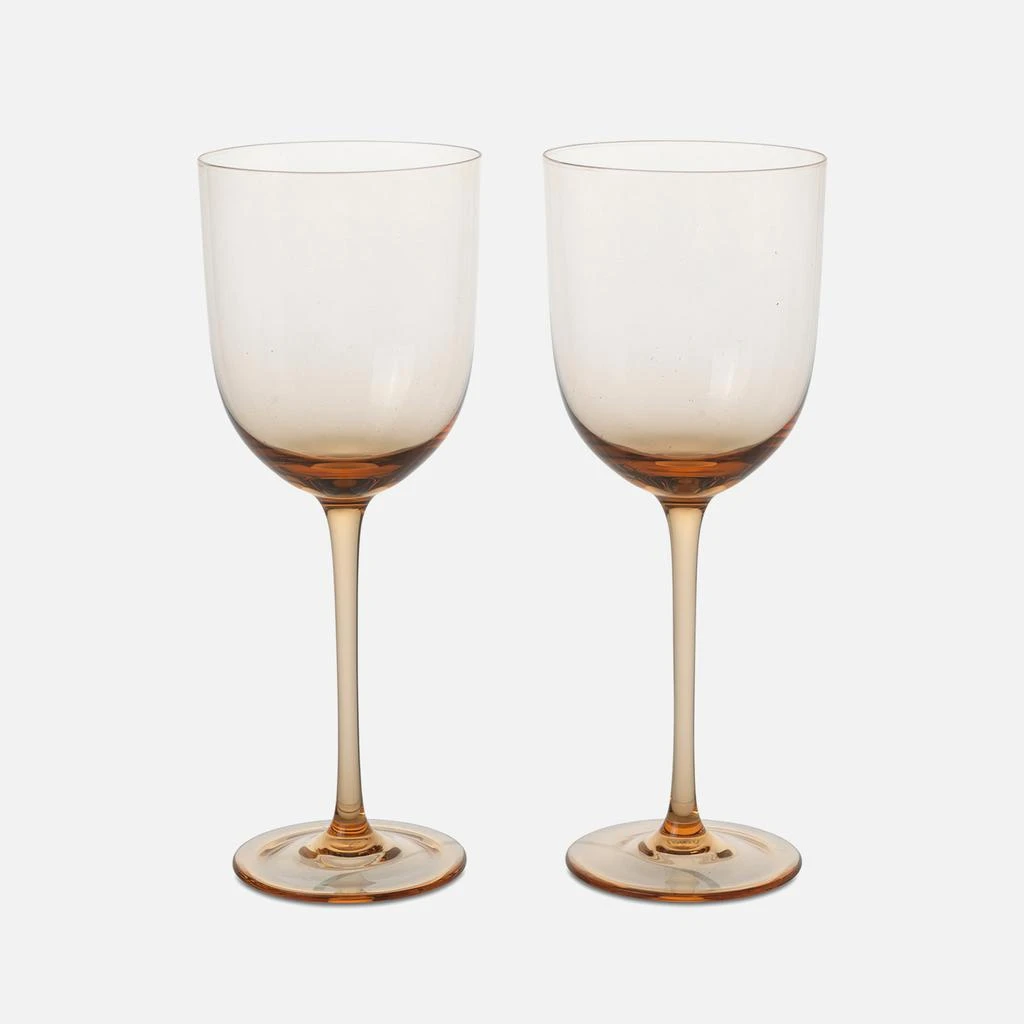 商品Ferm Living|Host White Wine Glasses - Set of 2 - Blush,价格¥198,第1张图片