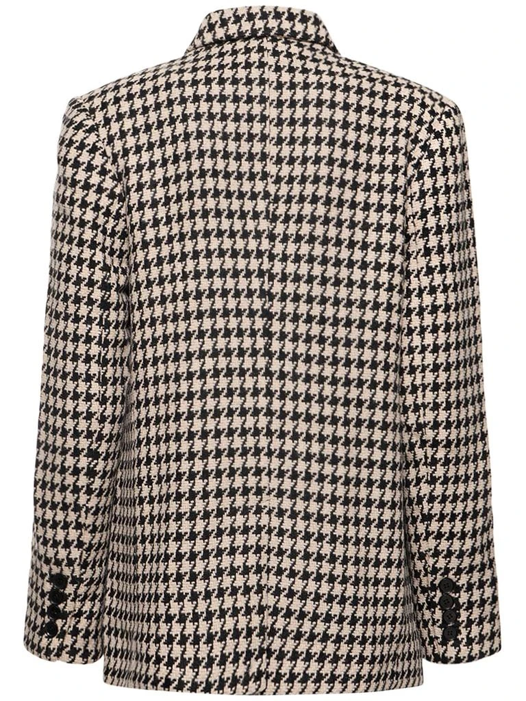 商品ANINE BING|Kaia Wool Blend Houndstooth Blazer,价格¥2382,第4张图片详细描述