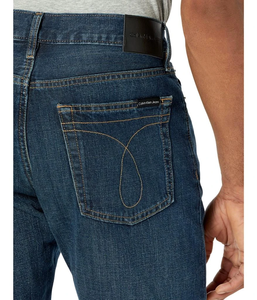 商品Calvin Klein|Slim Straight Jeans in Lucas Dark Indigo,价格¥451,第3张图片详细描述