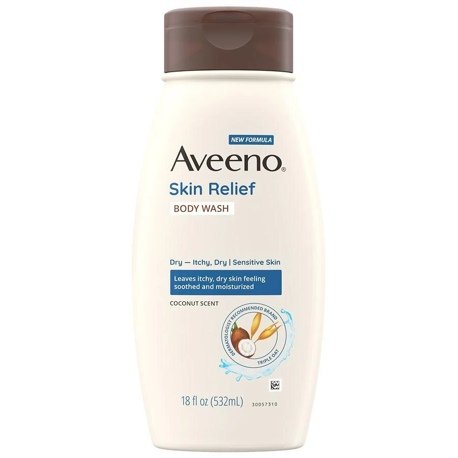 商品Aveeno|Skin Relief Body Wash for Dry Skin Coconut,价格¥99,第1张图片
