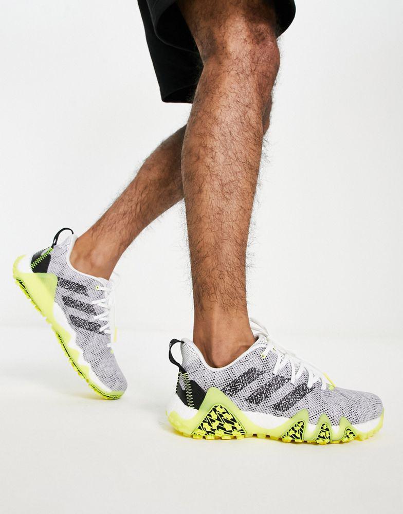 商品Adidas|adidas Golf Codechaos 22 shoes in grey and yellow,价格¥958,第4张图片详细描述