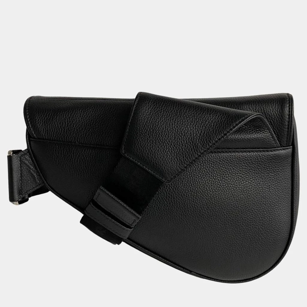 商品[二手商品] Dior|Dior Black Leather Leather Saddle Bag,价格¥26135,第2张图片详细描述