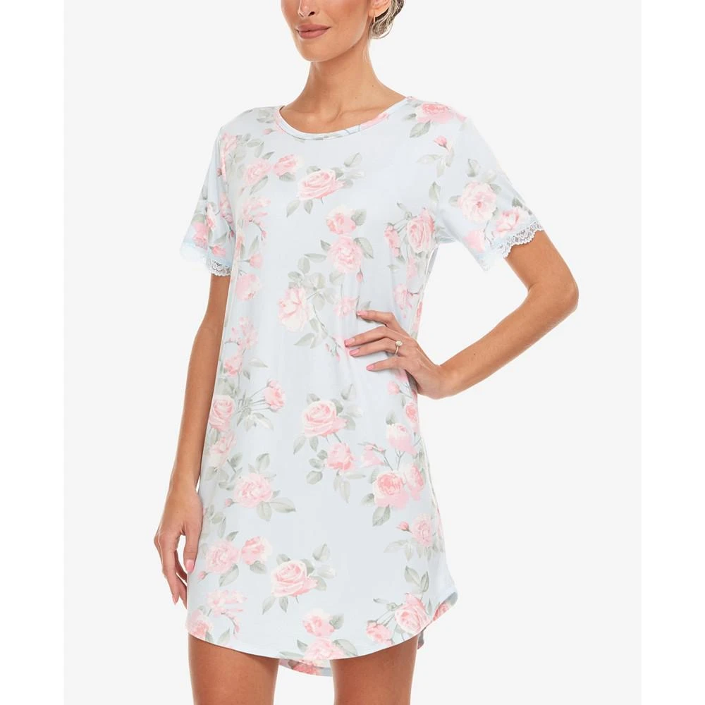 商品Flora Nikrooz|Women's Kathleen Floral Sleepshirt,价格¥150,第3张图片详细描述