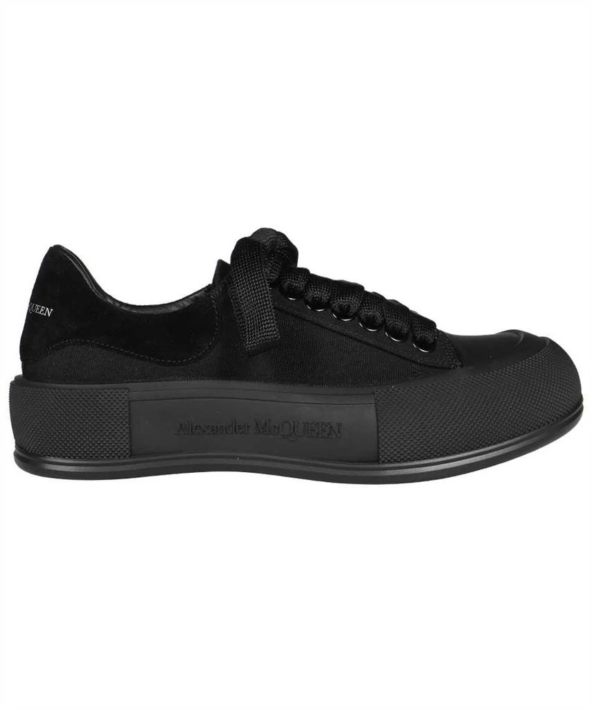 商品Alexander McQueen|Alexander McQueen DECK LACE UP PLIMSOLL Sneakers,价格¥3804,第1张图片