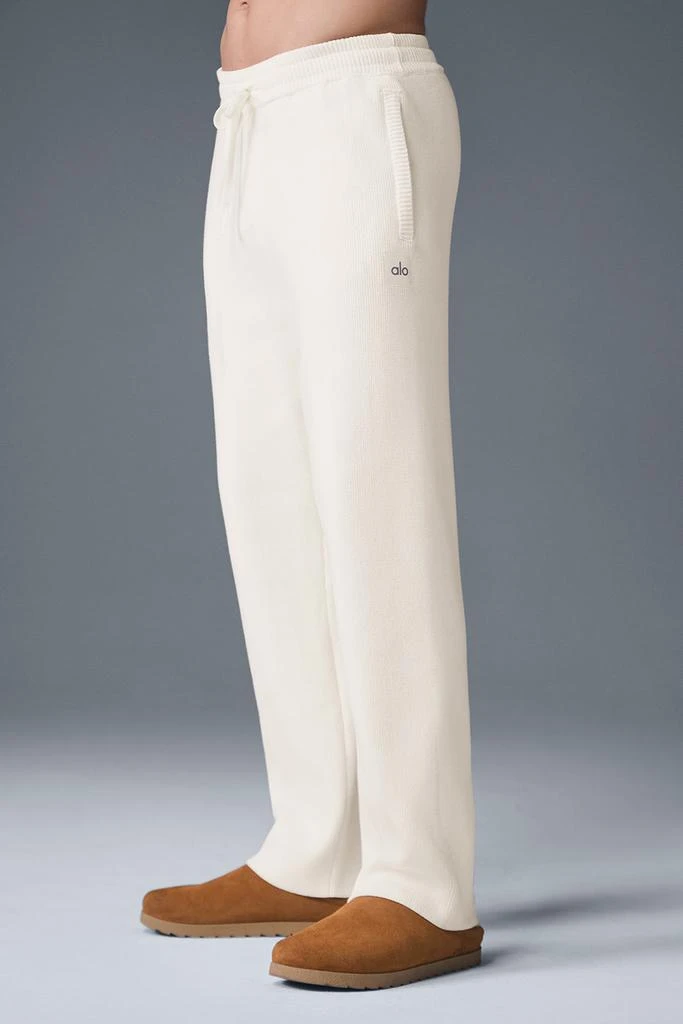 商品Alo|Scholar Straight Leg Sweatpant - Ivory,价格¥1274,第3张图片详细描述