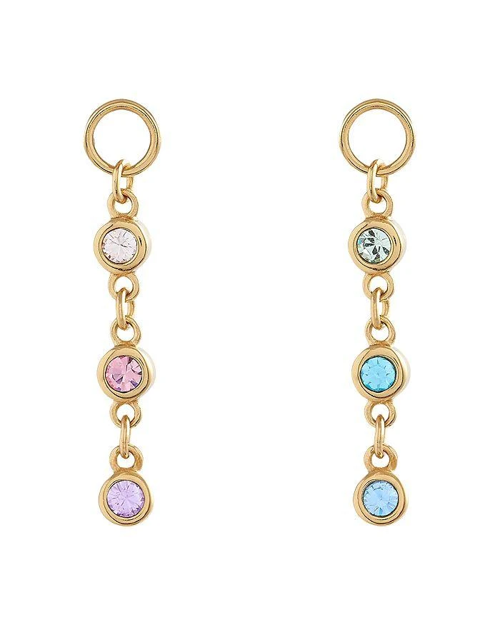 Rainbow House of Huggies Hoop Earrings Gift Set in Yellow Gold-Plated Sterling Silver 商品