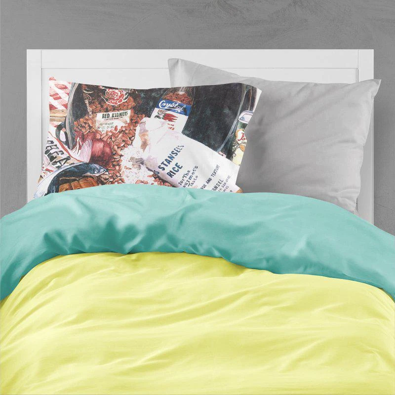 商品Caroline's Treasures|Red Beans and Rice Fabric Standard Pillowcase STANDARD,价格¥170,第2张图片详细描述