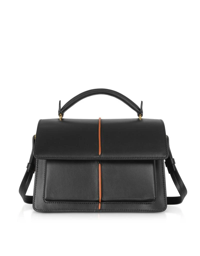 商品Marni|Attaché光滑皮革手提包,价格¥6793,第1张图片