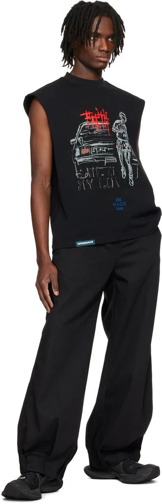 商品NAMESAKE|Black Evans Terry Fox Tank Top,价格¥897,第4张图片详细描述