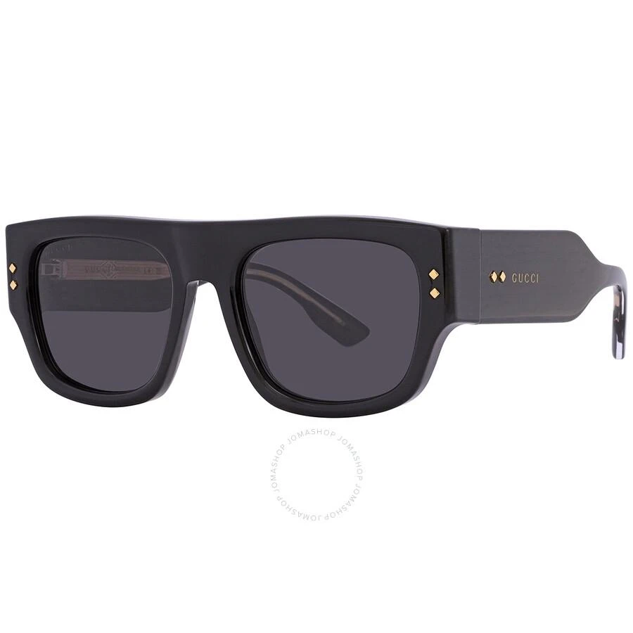 商品Gucci|Grey Square Men's Sunglasses GG1262S 001 54,价格¥2431,第3张图片详细描述