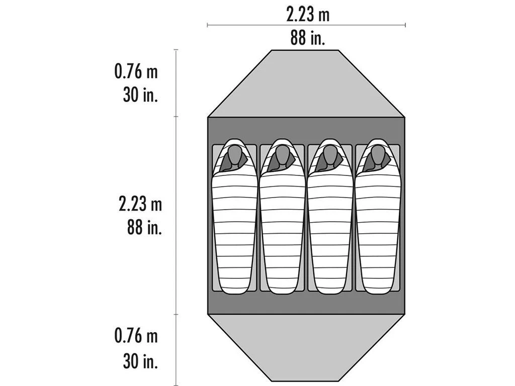 商品MSR|MSR - ELIXIR 4 TENT,价格¥3746,第5张图片详细描述